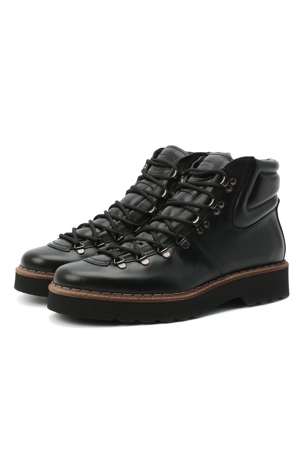 Мужские кожаные ботинки TOD’S черного цвета, арт. XXM80C0DI30NHV | Фото 1 (Мужское Кросс-КТ: Хайкеры-обувь, Ботинки-обувь; Материал внутренний: Натуральная кожа; Региональные ограничения белый список (Axapta Mercury): RU; Материал утеплителя: Без утеплителя; Подошва: Массивная; Длина стельки: 29, 29,4, 29,8, 30,7, 24,8, 26,1, 26,5, 26,9, 27,4, 27,8, 28,2, 28,6; ширина носка стельки: 9,7, 9; высота каблука: 4,3; толщина подошвы: 3)