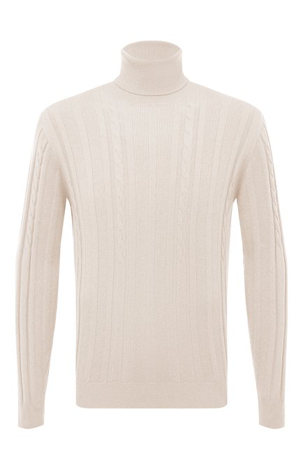 Мужской кашемировый свитер FIORONI белого цвета по цене 112500 руб., арт. MK27031D1 | Фото 1