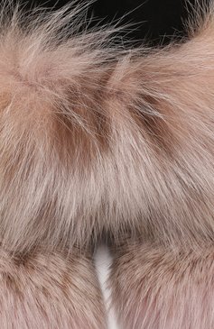 Женская шапка-ушанка из меха норки и рыси FURLAND черного цвета, арт. 0139616110008300000 | Фото 3 (Материал: Натуральный мех)