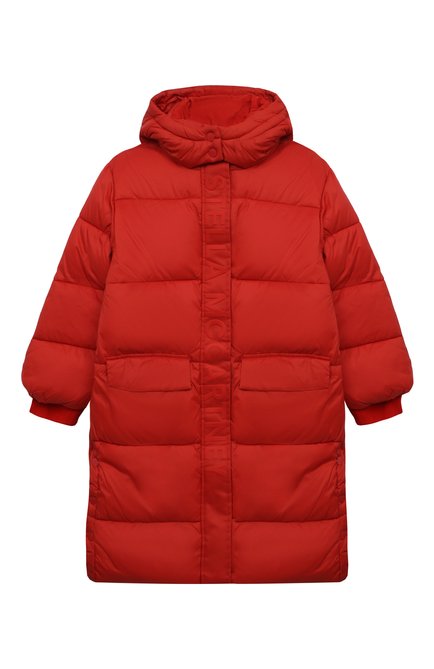 Детского утепленная куртка STELLA MCCARTNEY красного цвета по цене 34000 руб., арт. TT2C20 | Фото 1