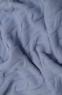 Детского шерстяной плед WOOL&COTTON голубого цвета, арт. VMLPL-OK | Фото 2 (Материал: Текстиль, Шерсть; Материал сплава: Проставлено; Нос: Не проставлено)