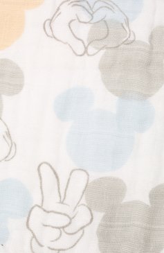 Детский комплект из трех нагрудников ADEN+ANAIS разноцветного цвета, арт. ASNC30009DI | Фото 3 (Материал: Текстиль, Хлопок; Региональные ограничения белый список (Axapta Mercury): RU; Тематический товар: Disney)