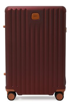 Женский дорожный чемодан capri trolley BRIC`S бордового цвета, арт. BRK28031.020 | Фото 1 (Материал: Экокожа; Размер: large)
