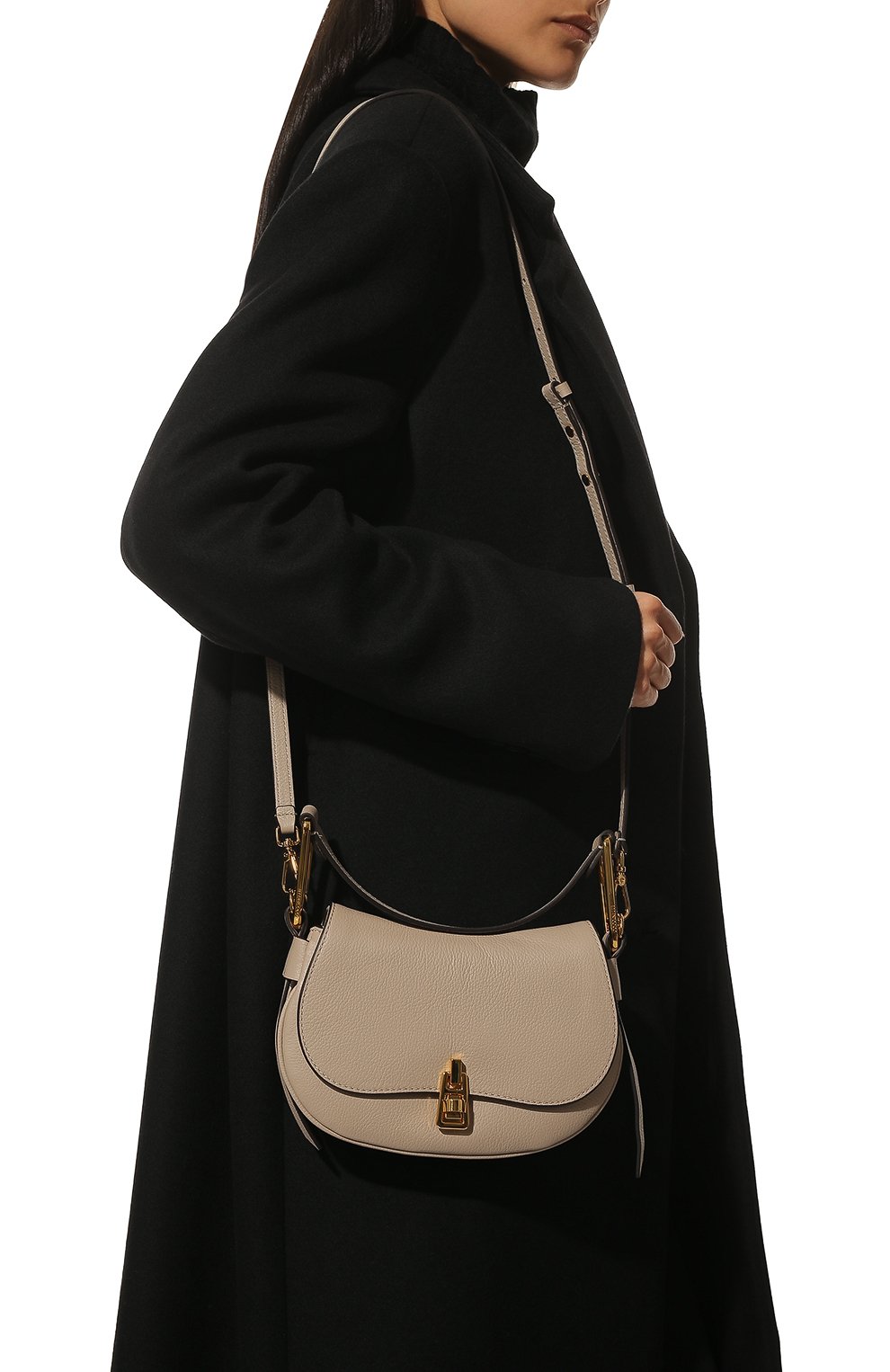 Женская бежевая сумка magie small COCCINELLE купить в интернет-магазине  ЦУМ, арт. E1 MQF 58 01 01