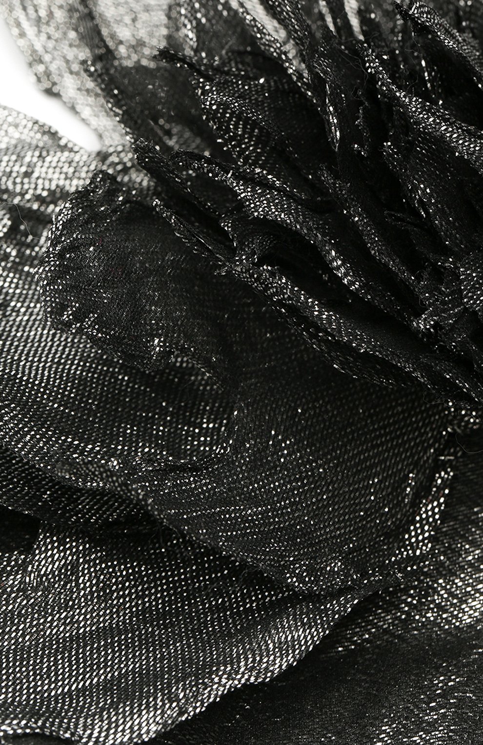 Женская брошь pion FLOWER ME черного цвета, арт. PION-NS016010L | Фото 3 (Материал: Текстиль)