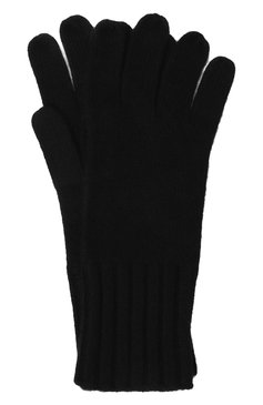 Женские кашемировые перчатки NOT SHY черного цвета, арт. 4301032C | Фото 1 (Материал: Текстиль, Кашемир, Шерсть; Кросс-КТ: Трикотаж; Материал сплава: Проставлено; Нос: Не проставлено)
