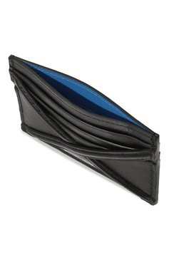 Мужской кожаный футляр для кредитных карт ALEXANDER MCQUEEN черного цвета, арт. 726324/1AAD0 | Фото 3 (Материал: Натуральная кожа; Материал сплава: Проставлено; Нос: Не проставлено)