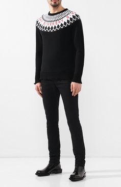 Мужские кожаные челси ALEXANDER MCQUEEN черного цвета, арт. 561137/WHQS4 | Фото 2 (Материал внутренний: Натуральная кожа; Материал утеплителя: Без утеплителя; Подошва: Плоская; Мужское Кросс-КТ: Сапоги-обувь, Челси-обувь; Статус проверки: Проверена категория)
