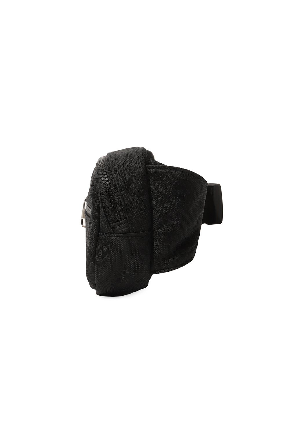 Мужская тек стильная поясная сумка ALEXANDER MCQUEEN черного цвета, арт. 704322/1AAAK1000 | Фото 4 (Случай: Повседневный; Стили: Спорт-шик; Ремень/цепочка: На ремешке; Материал: Текстиль; Размер: small)