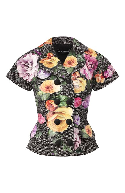 Женский жакет DOLCE & GABBANA разноцветного цвета по цене 435000 руб., арт. F28RUT/GDR21 | Фото 1