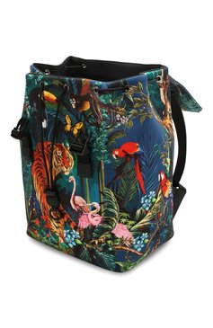 Мужской рюкзак palermo tecnico DOLCE & GABBANA зеленого цвета, арт. BM1756/AX533 | Фото 4 (Материал: Текстиль; Стили: Кэжуэл; Размер: large)