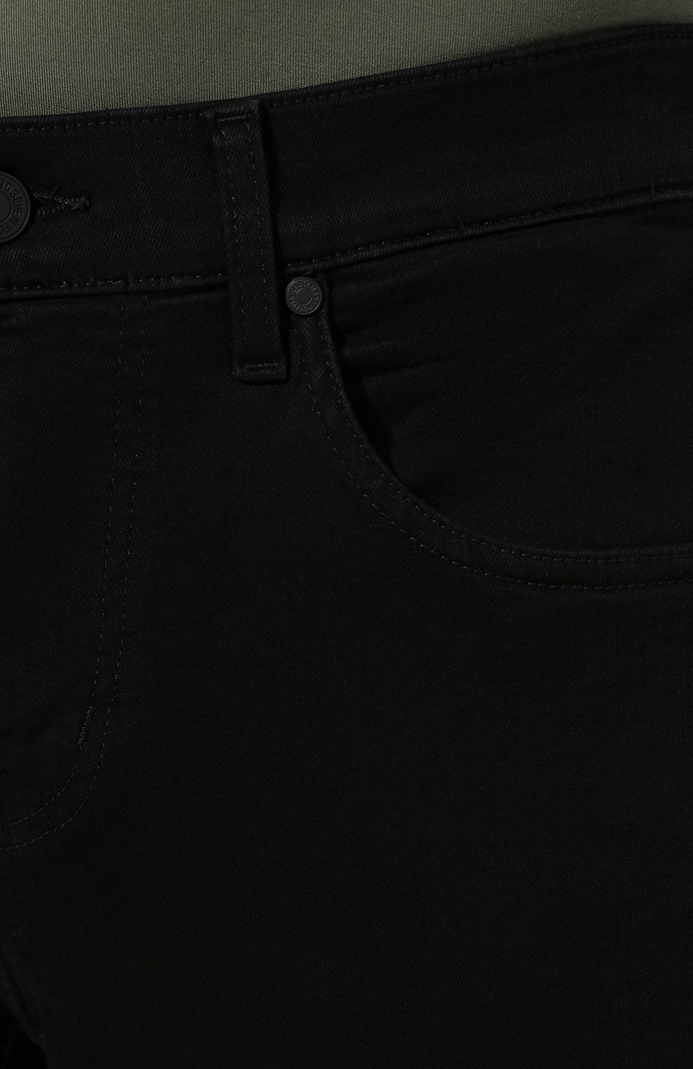 Мужские джинсы 7 FOR ALL MANKIND черного цвета, арт. JSMNA220BC | Фото 5 (Силуэт М (брюки): Прямые; Кросс-КТ: Деним; Длина (брюки, джинсы): Стандартные; Материал сплава: Проставлено; Материал внешний: Хлопок; Ювелирные украшения: Назначено; Драгоценные камни: Проставлено; Статус проверки: Проверена категория)