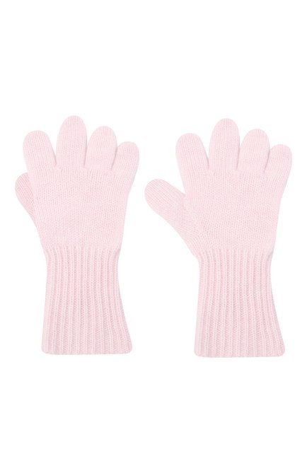 Детские кашемировые перчатки GIORGETTI CASHMERE розового цвета, арт. MB1699/4A | Фото 2 (Материал: Шерсть, Кашемир, Текстиль)