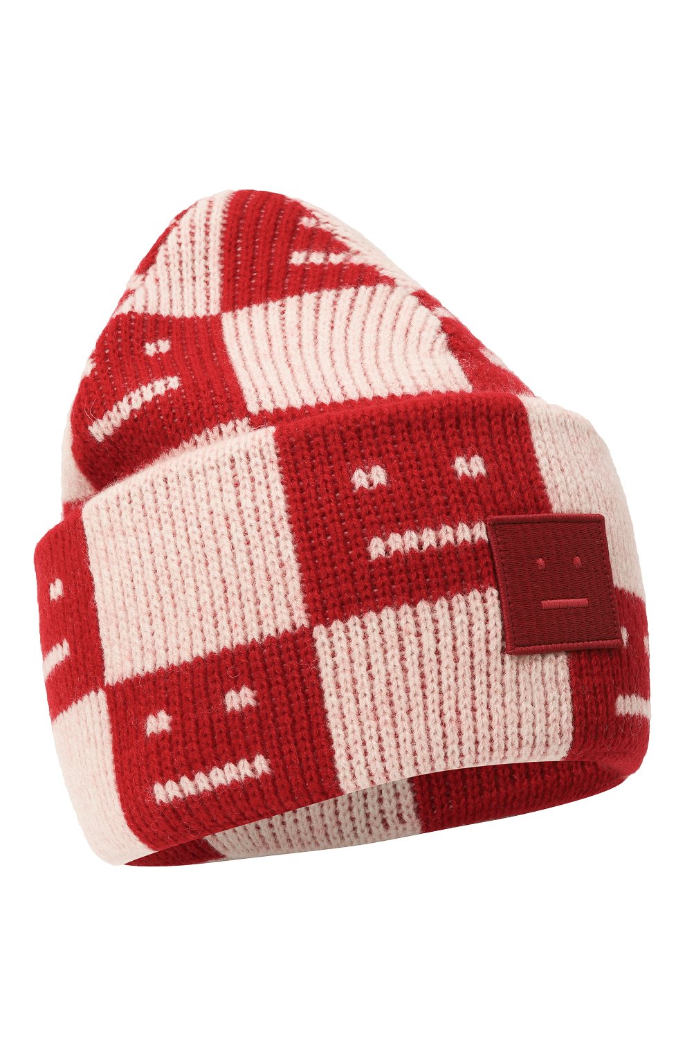 Женская шерстяная шапка ACNE STUDIOS красного цвета, арт. FA UX HATS000134CW6 | Фото 1 (Материал: Текстиль, Шерсть)