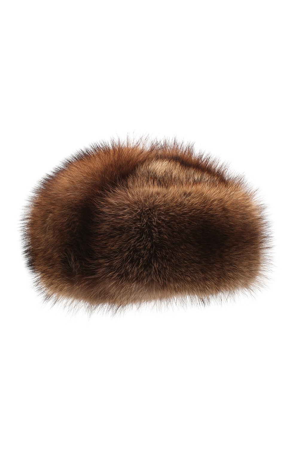 Мужская шапка из меха фишера FURLAND коричневого цвета, арт. 0012210310001300000 | Фото 1 (Материал: Натуральный мех)