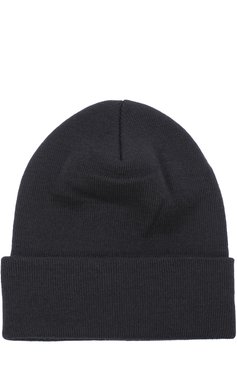 Мужская шерстяная шапка бини MONCLER черного цвета, арт. C2-097-00261-00-09974 | Фото 2 (Материал: Текстиль, Шерсть; Кросс-КТ: Трикотаж)
