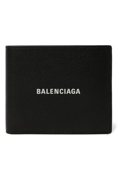 Мужской кожаное портмоне BALENCIAGA черного цвета, арт. 594315 1IZI3 | Фото 1 (Материал: Натуральная кожа)