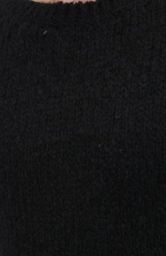 Мужской свитер THOM KROM черного цвета, арт. M K 89 | Фото 5 (Материал внешний: Шерсть, Синтетический материал; Рукава: Длинные; Принт: Без принта; Стили: Панк, Гранж; Длина (для топов): Стандартные; Мужское Кросс-КТ: Свитер-одежда)