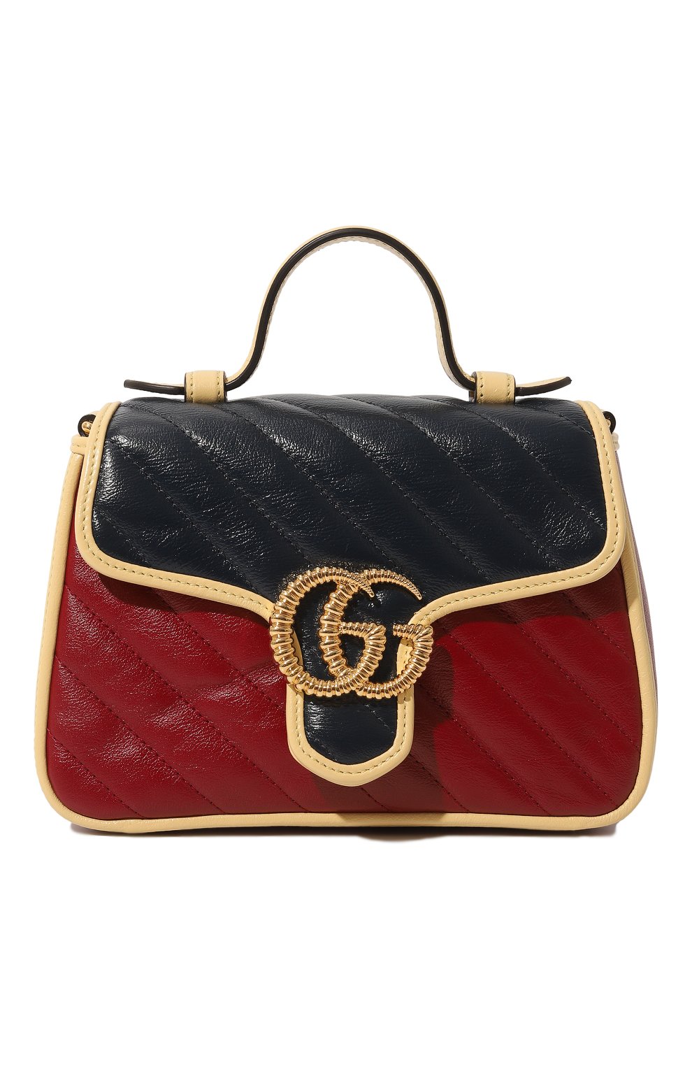 Женская разноцветная сумка gg marmont mini GUCCI купить в интернет ...