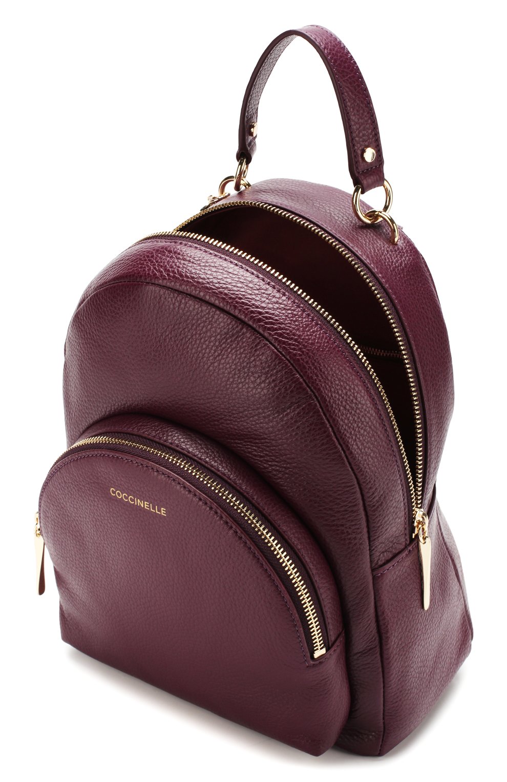 Женский рюкзак alpha COCCINELLE фиолетового цвета, арт. E1 ES5 14 01 01 | Фото 4 (Размер: medium; Материал: Натуральная кожа; Статус проверки: Проверено, Проверена категория; Стили: Кэжуэл)