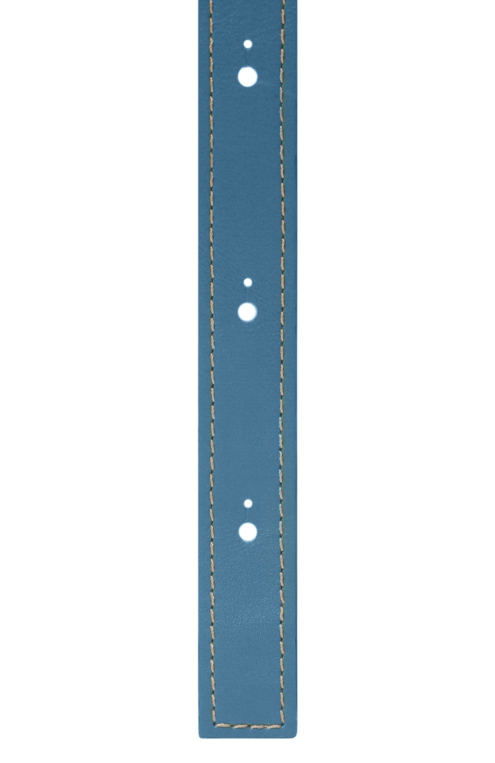 Женские ремень для сумки LÉAH голубого цвета, арт. А022 | Фото 3 (Материал: Натуральная кожа; Кросс-КТ: ремень-сумка)