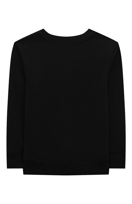 Детский хлопковый свитшот GIVENCHY черного цвета, арт. H25273 | Фото 2 (Материал внешний: Хлопок; Женское Кросс-КТ: Толстовка-одежда; Рукава: Длинные; Мальчики Кросс-КТ: Свитшот-одежда; Ростовка одежда: 10 - 11 лет | 140 - 146см, 12 лет | 152 см, 6 лет | 116 см, 8 лет | 128 см)