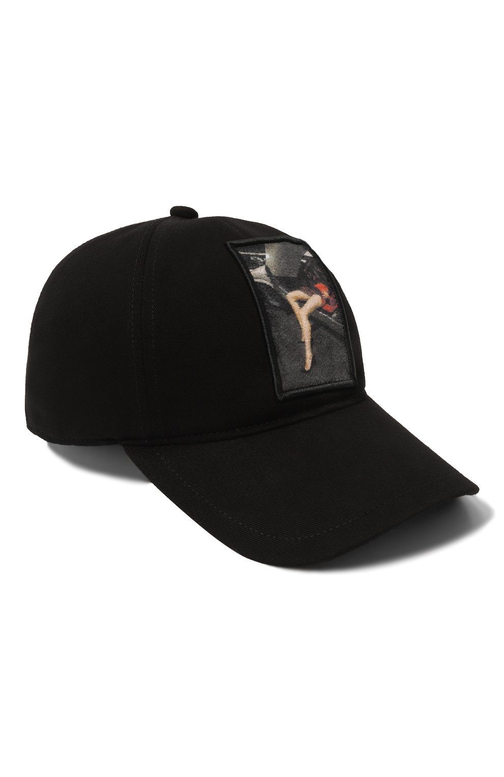 Мужской хлопковая бейсболка LIMITATO черного цвета, арт. FEELING/CAP | Фото 1 (Материал: Текстиль, Хлопок)