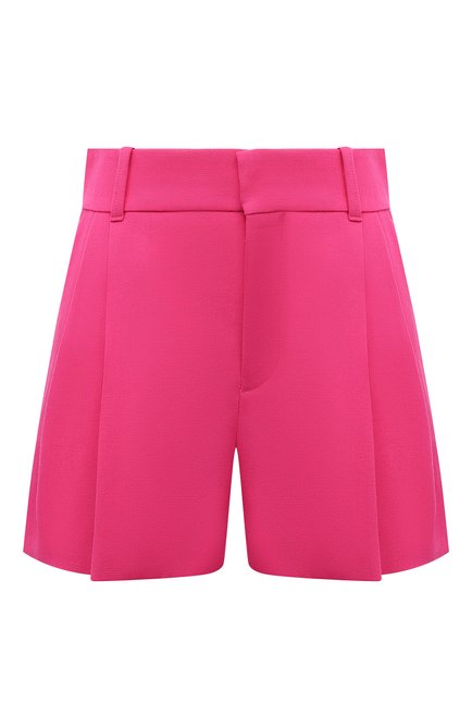 Женские шерстяные шорты CHLOÉ розового цвета по цене 84150 руб., арт. CHC21ASH21060 | Фото 1