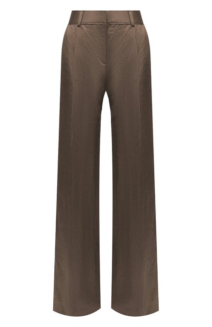 Женские брюки из вискозы и льна TOM FORD коричневого цвета по цене 135000 руб., арт. PAW432-FAX595 | Фото 1