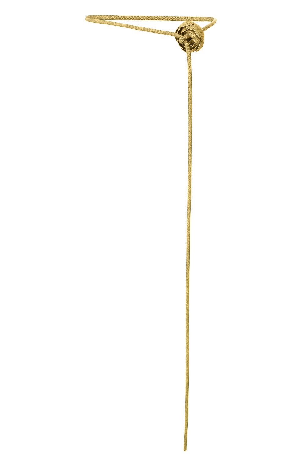 Женское колье кувшинка FLOWER ME бежевого цвета, арт. LILI-LI008010M | Фото 3 (Материал: Текстиль; Статус проверки: Проверена категория)