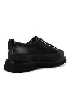 Мужские кожаные ботинки PREMIATA черного цвета, арт. 31914/BLED+N0BAR | Фото 4 (Мужское Кросс-КТ: Ботинки-обувь; Материал внутренний: Натуральная кожа; Материал утеплителя: Без утеплителя; Подошва: Плоская; Материал внешний: Замша)