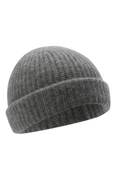 Мужская кашемировая шапка YVES SALOMON серого цвета, арт. 21WAA801XXCARD | Фото 1 (Материал: Текстиль, Кашемир, Шерсть; Кросс-КТ: Трикотаж)
