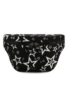 Женская поясная сумка millennial star DOLCE & GABBANA черного цвета, арт. BB6768/AJ610 | Фото 1 (Размер: medium; Материал: Текстиль; Стили: Спорт; Застежка: Молния; Кросс-КТ: другое)