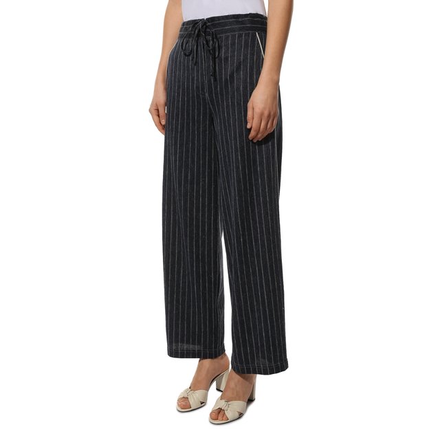 фото Брюки из хлопка и льна giorgio armani