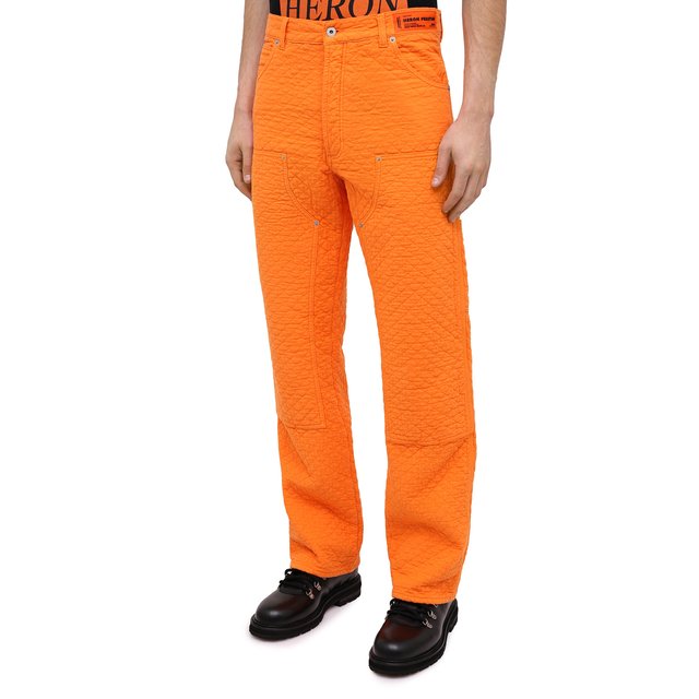фото Хлопковые брюки heron preston