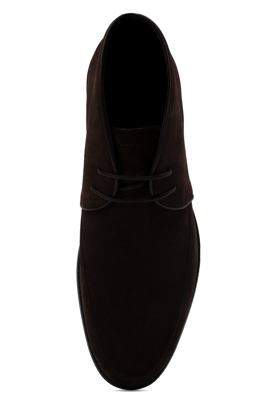 Мужские замшевые ботинки ZEGNA темно-коричневого цвета, арт. A5090X-LHKUD | Фото 5 (Материал внешний: Кожа, Замша; Мужское Кросс-КТ: Ботинки-обувь, Дезерты-обувь; Материал внутренний: Натуральная кожа; Региональные ограничения белый список (Axapta Mercury): RU; Материал сплава: Проставлено; Материал утеплителя: Без утеплителя; Подошва: Плоская; Драгоценные камни: Проставлено)
