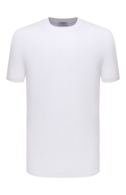 Мужская футболка ZIMMERLI белого цвета по цене 10850 руб., арт. 700-1341 | Фото 1