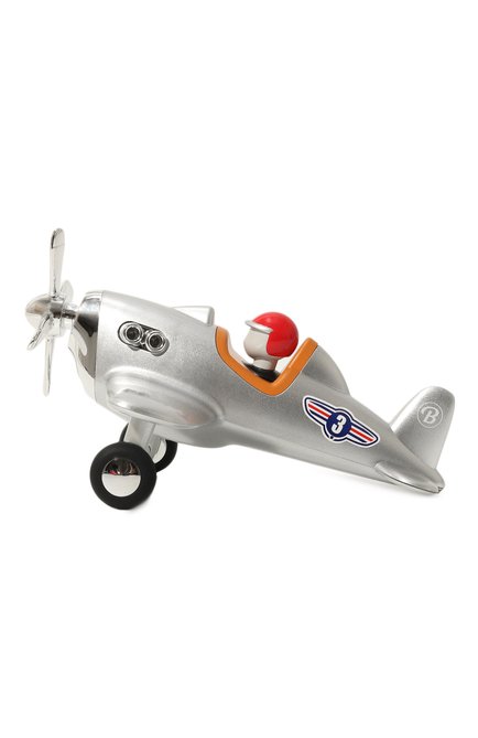 Детского игрушечный самолет BAGHERA серебряного цвета, арт. 485 | Фото 2