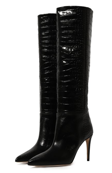 Женские кожаные сапоги stiletto 85 PARIS TEXAS темно-серого цвета по цене 0 руб., арт. PX548-XC0C0 | Фото 1