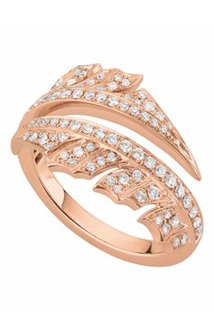 Женские кольцо STEPHEN WEBSTER бесцветного цвета, арт. 3020004 | Фото 1 (Драгоценные камни: Бриллианты; Материал сплава: Розовое золото)
