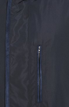 Мужская куртка BRIONI темно-синего цвета, арт. SFND0L/P8805 | Фото 5 (Кросс-КТ: Куртка; Рукава: Длинные; Длина (верхняя одежда): До середины бедра; Материал внешний: Синтетический материал, Полиэстер; Региональные ограничения белый список (Axapta Mercury): RU; Мужское Кросс-КТ: утепленные куртки, Верхняя одежда; Материал сплава: Проставлено; Драгоценные камни: Проставлено; Материал подклада: Хлопок)