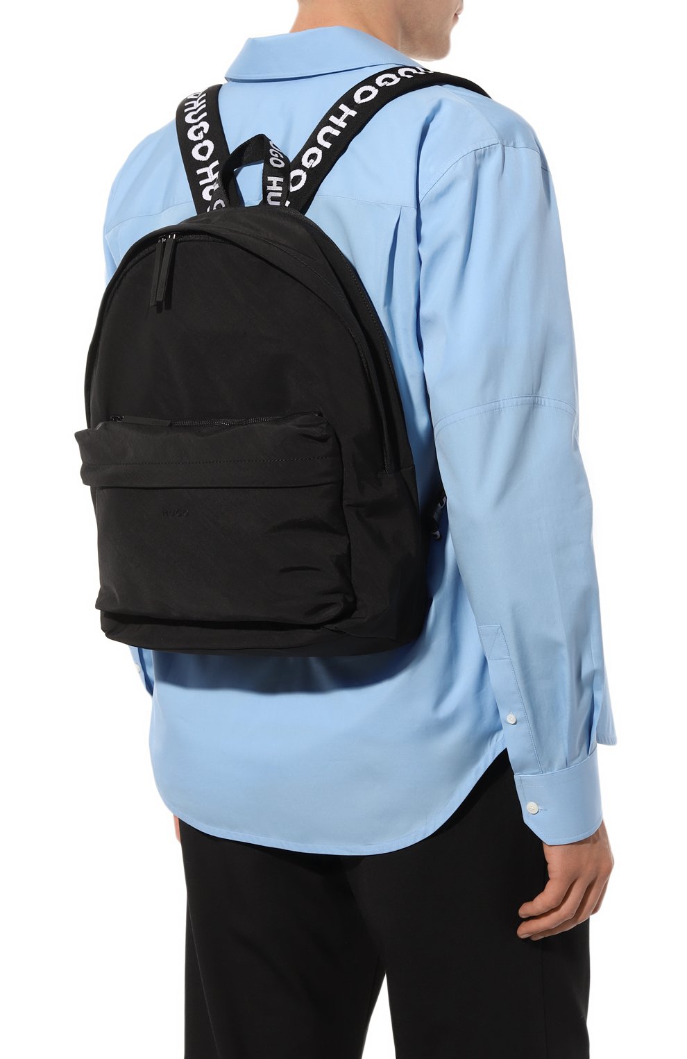 Текстильный рюкзак HUGO 50497780, цвет чёрный, размер NS - фото 2
