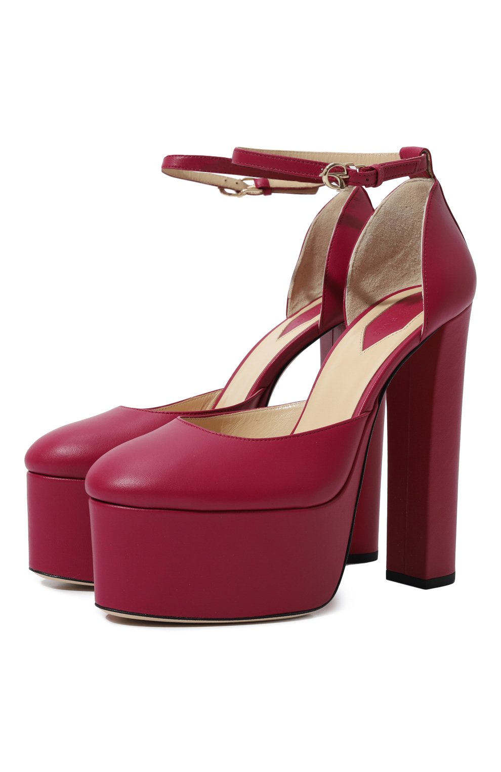 Gucci red best sale platform shoes