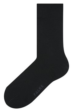Женские хлопковые носки FALKE темно-синего цвета, арт. 46156 | Фото 1 (Материал внешний: Хлопок)