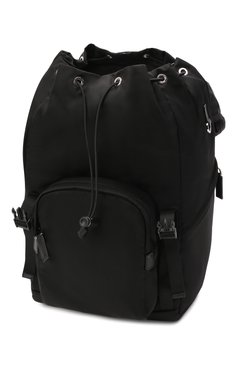Мужской текстильный рюкзак PRADA черного цвета, арт. 2VZ135-2DMG-F0002-HOL | Фото 5 (Ремень/цепочка: На ремешке; Материал: Текстиль; Стили: Кэжуэл; Размер: large)