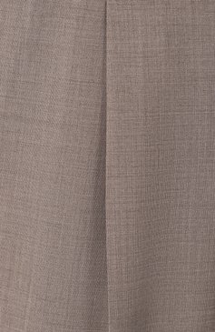 Мужские шерстяные брюки BRUNELLO CUCINELLI бежевого цвета, арт. M032PE1740 | Фото 5 (Материал внешний: Шерсть; Длина (брюки, джинсы): Стандартные; Случай: Повседневный; Материал подклада: Вискоза; Стили: Кэжуэл; Статус проверки: Проверена категория)