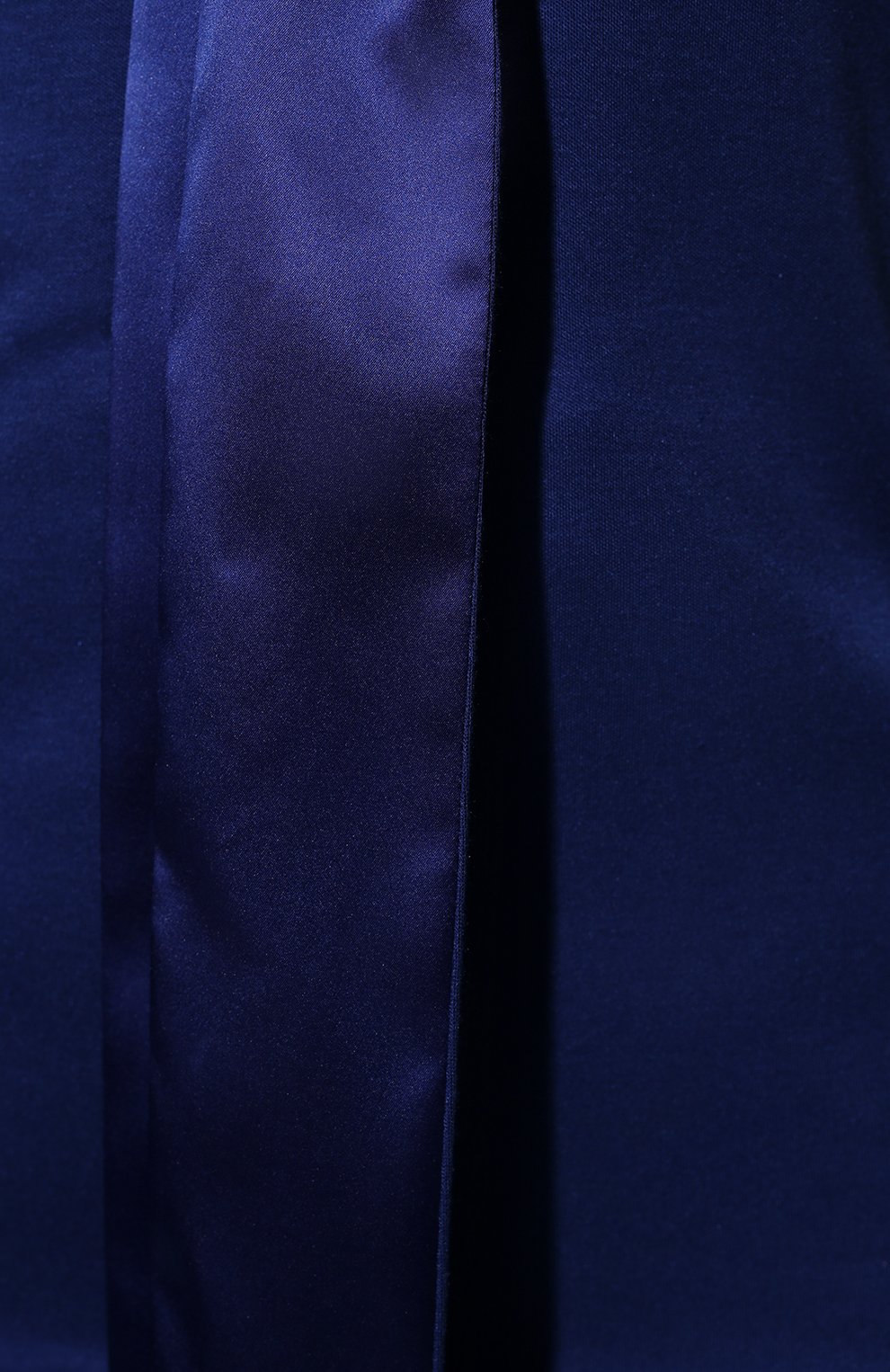 Женский топ GIORGIO ARMANI синего цвета, арт. 6LAM73/AJLZZ | Фото 5 (Рукава: Короткие; Материал внешний: Синтетический материал; Длина (для топов): Стандартные; Материал подклада: Синтетический материал; Стили: Романтичный)