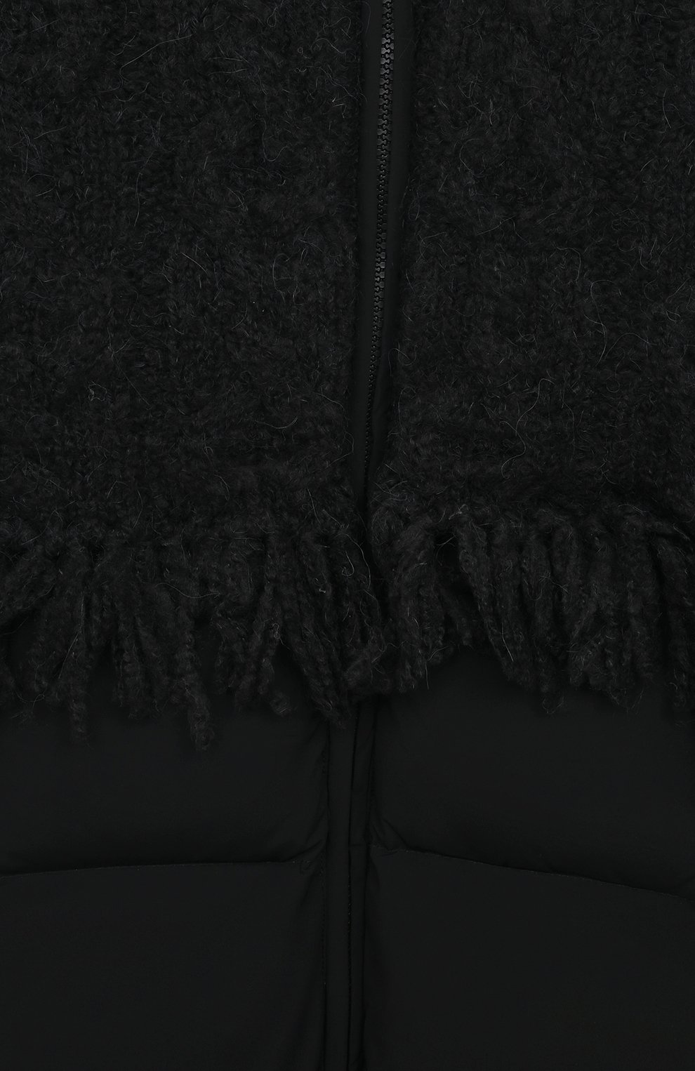 Детская пуховая куртка AFTER LABEL черного цвета, арт. 344100030/10A-16A | Фото 3 (Девочки Кросс-КТ: Пуховик-верхняя одежда; Рукава: Длинные; Материал внешний: Синтет ический материал; Материал сплава: Проставлено; Материал подклада: Синтетический материал; Драгоценные камни: Проставлено; Материал утеплителя: Пух и перо)