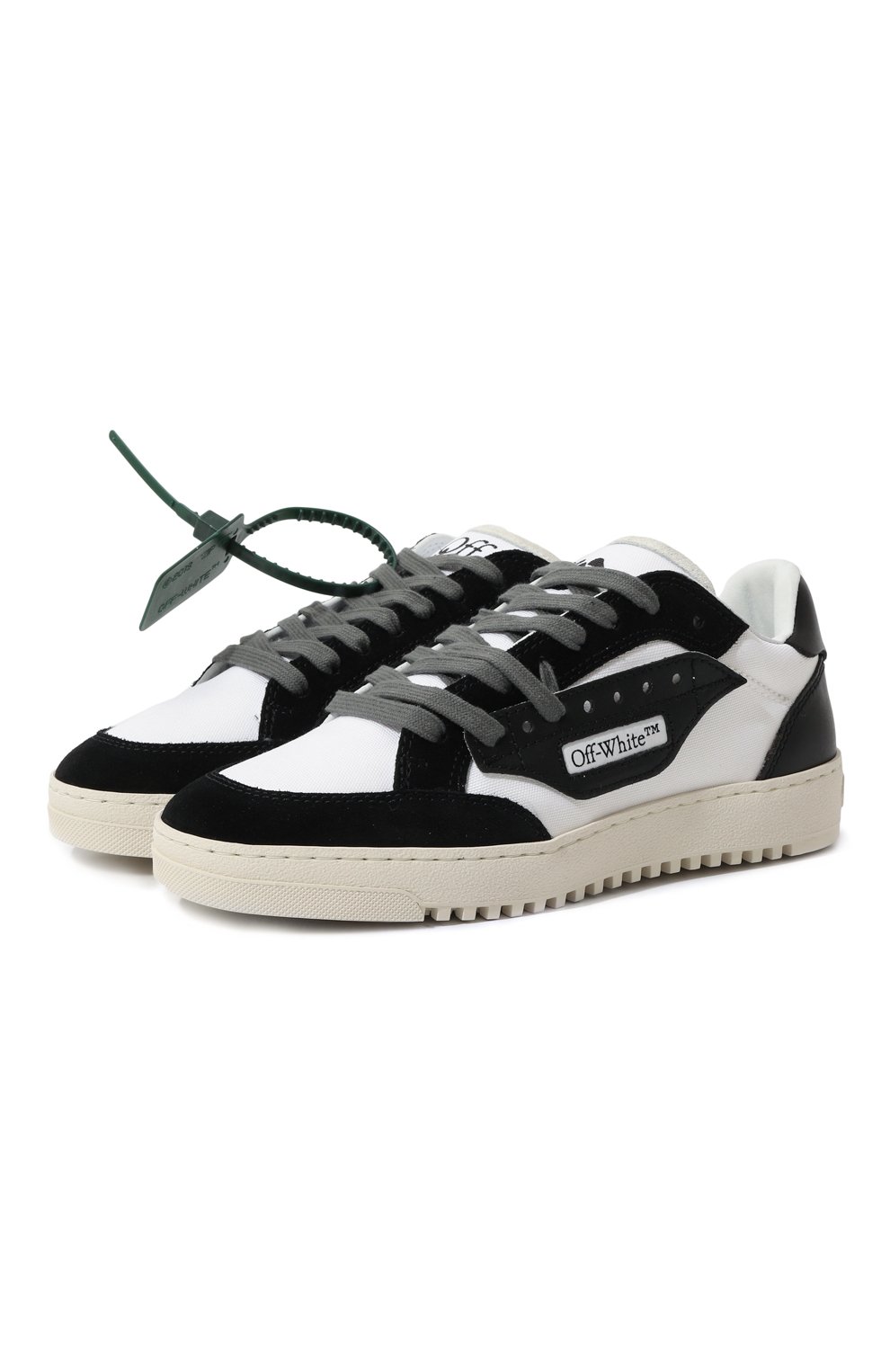 Комбинированные кеды Off-White OWIA270S23FAB0010110