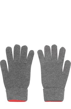 Детские перчатки с логотипом бренда ARMANI JUNIOR серого цвета, арт. 404532/7A510 | Фото 2 (Материал: Текстиль, Шерсть, Вискоза, Синтетический материал; Материал сплава: Проставлено, Проверено; Нос: Не проставлено; Статус проверки: Проверено, Проверена категория)